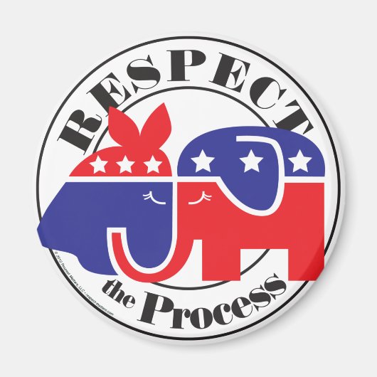 Aimant Respecter le processus (Devant)