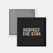 Aimant Respecter le professeur d'éducation spéciale Stim (Recto/Verso)