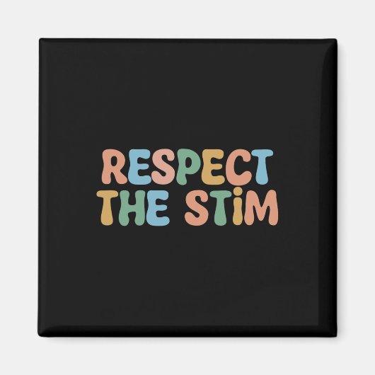 Aimant Respecter le professeur d'éducation spéciale Stim (Devant)