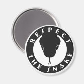 Aimant Respectez L'Aimant Du Serpent (Recto/Verso)