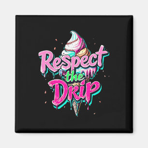 Aimant Respectez le goutte Bysebyll Cône de glace Drip Ho