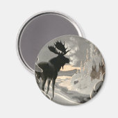 Aimant "Respiration de l'orignal" (Recto/Verso)