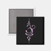 Aimant Respiration Rose (Recto/Verso)