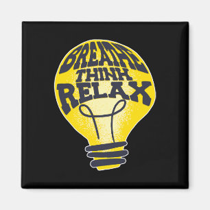 Aimant Respirez Pensez Relaxez Mois National de Sensibili