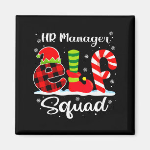 Aimant Responsable RH Elf Squad Recruteur de Noël Corresp
