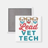 Aimant Responsable Vet Technicien vétérinaire Superviseur (Recto/Verso)