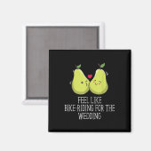 Aimant Ressentez L'Équitation À Vélo Pour Fiançailles Mar (Recto/Verso)