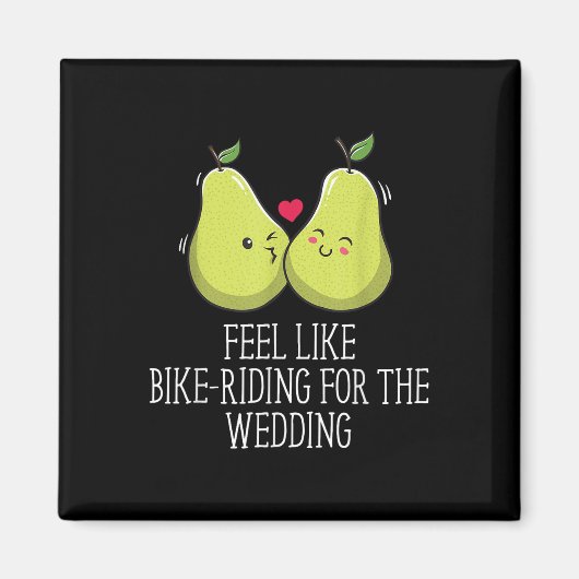 Aimant Ressentez L'Équitation À Vélo Pour Fiançailles Mar (Devant)