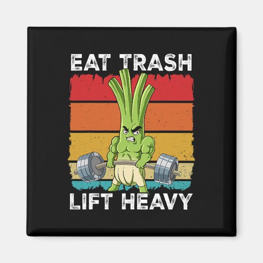 Aimant Ressort Onion Gym Entraînement Poids Manger Trash  (Devant)
