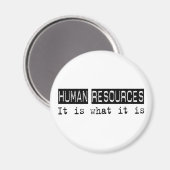 Aimant Ressources Humaines C'Est (Recto/Verso)