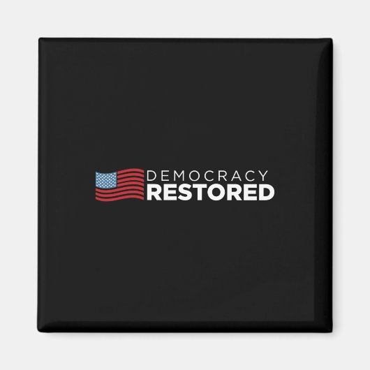 Aimant Restauré le 20 janvier 2021 Biden Harris (Devant)