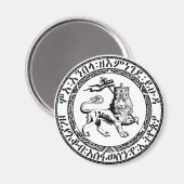 Aimant Restaurer la monarchie solomonique ! (Recto/Verso)