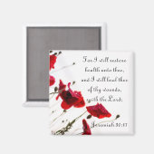 Aimant Restaurer la santé et guérir les blessures (Recto/Verso)