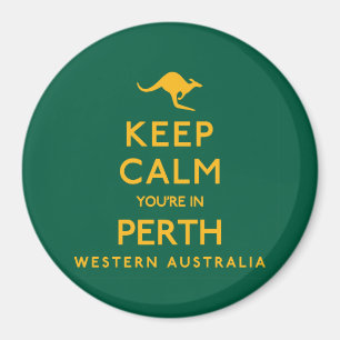 Aimant Reste calme, tu es à Perth !