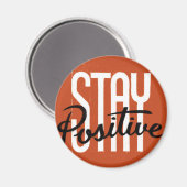 Aimant Rester positif (Recto/Verso)