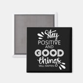Aimant Rester positif (Recto/Verso)
