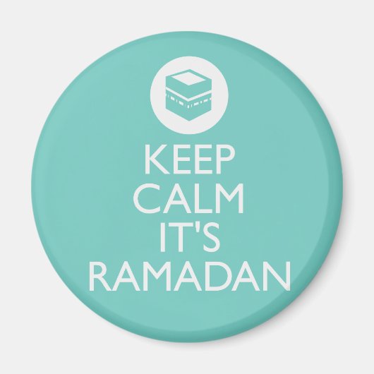 Aimant Restez calme C'est le Ramadan ! (Devant)