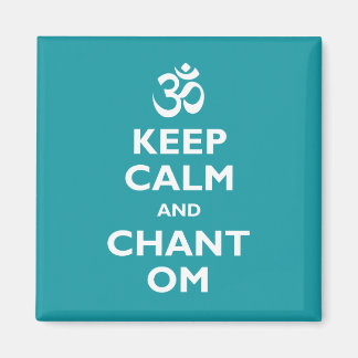 Aimant Restez calme et Chant Om