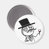 Aimant Restez Classy Internet Mème visage Réfrigérateur a (Recto/Verso)