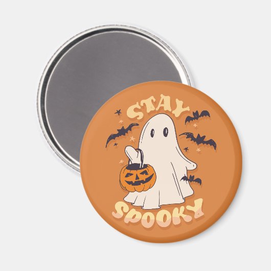 Aimant Restez Éffrayant (Recto/Verso)