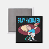 Aimant Restez hydraté (Recto/Verso)