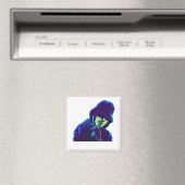 Aimant Restez silencieux | Silence S'Il Vous Plaît | Chut (In Situ (Lave-vaisselle))