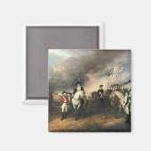 Aimant Restitution de Yorktown par John Trumbull (Recto/Verso)