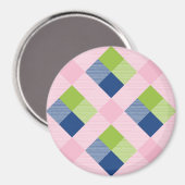 Aimant Résumé du Carré géométrique 18 (Recto/Verso)