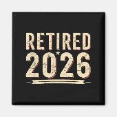 Aimant Retirement 2026 Countdown Retired Ly Dom  (Devant)