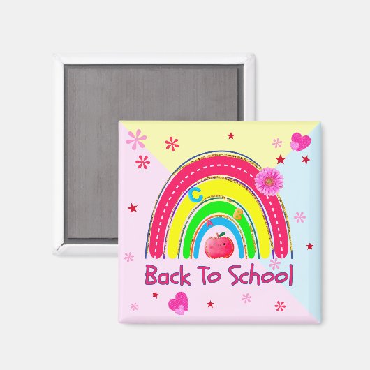 Aimant Retour À L'École (Recto/Verso)