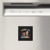 Aimant Retour À L'École Enseignants Garçons Filles Joyeux (In Situ (Lave-vaisselle))