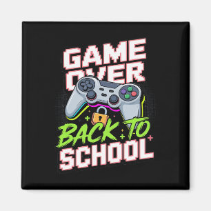 Aimant Retour à l'école Manette de jeu cool drôle vidéo j