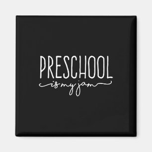 Aimant Retour À L'École Préscolaire Est Mon Jam Pré-K Ens