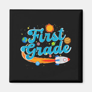 Aimant Retour à l'école professeur d'espace extérieur pre