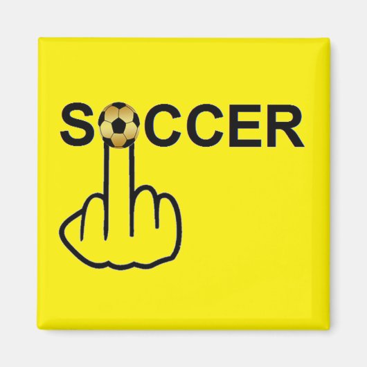 Aimant Retourner du soccer magnétique (Devant)