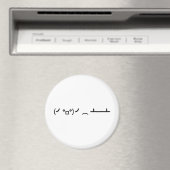Aimant Retourner le tableau Ascii Emoticon (In Situ (Lave-vaisselle))
