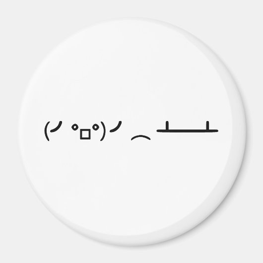 Aimant Retourner le tableau Ascii Emoticon (Devant)