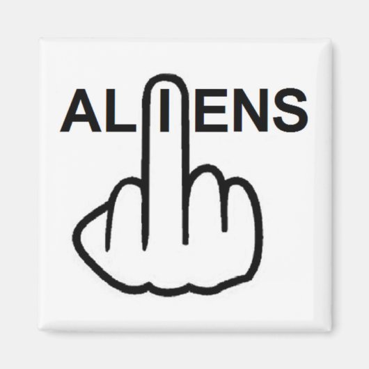 Aimant Retourner les Aliens magnétiques (Devant)