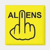 Aimant Retourner les Aliens magnétiques (Devant)