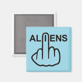 Aimant Retourner les Aliens magnétiques (Recto/Verso)