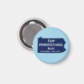 Aimant Retourner Pennsylvania Blue en 2024 (Recto/Verso)