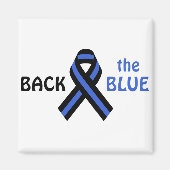 Aimant Retournez le bleu (Devant)