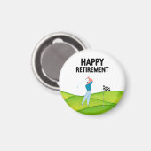 Aimant Retraite de golf pour golfeur (Recto/Verso)