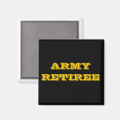 Aimant Retraite de l'Armée de l'aimant (Recto/Verso)