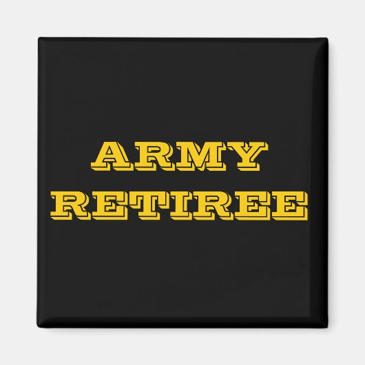 Aimant Retraite de l'Armée de l'aimant (Devant)