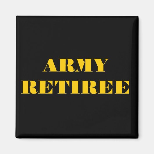 Aimant Retraite de l'Armée de l'aimant (Devant)