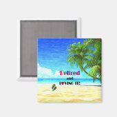 Aimant Retraité et adoré ! (Recto/Verso)