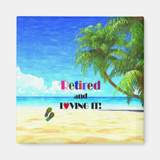 Aimant Retraité et adoré ! (Devant)