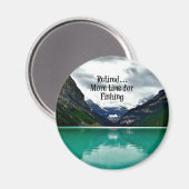 Aimant Retraité...Plus de temps pour la pêche (Recto/Verso)