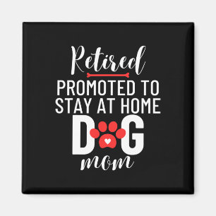 Aimant Retraité Promu À Rester À La Maison Chien Mo